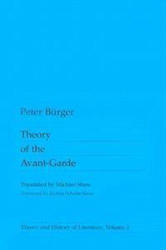 Theory Of The Avant-Garde