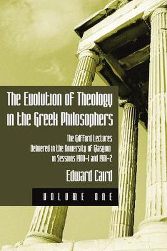 The Evolution of Theology in the Greek Philosophers