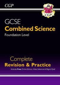 Cover image for New GCSE Combined Science Foundation Complete Revision & Practice w/ Online Ed, Videos & Quizzes