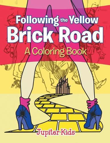 Cover image for Following the Yellow Brick Road (A Coloring Book)