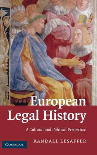 Cover image for European Legal History: A Cultural and Political Perspective