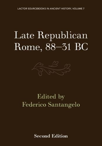 Cover image for Late Republican Rome, 88-31 BC