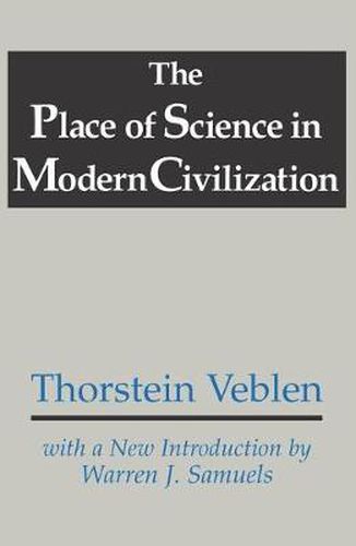 Cover image for The Place of Science in Modern Civilization