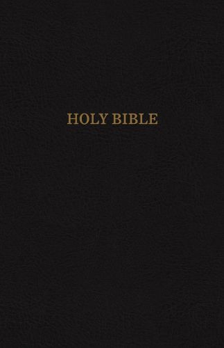 Cover image for KJV Holy Bible,  Super Giant Print Reference Bible, Black Leather-look, 43,000 Cross References, Red Letter, Comfort Print: King James Version
