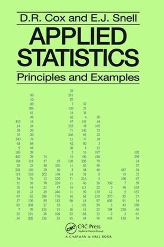 Applied Statistics: Principles and Examples