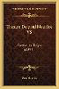 Cover image for Theatre de Paul Meurice V5: Fanfan La Tulipe (1895)