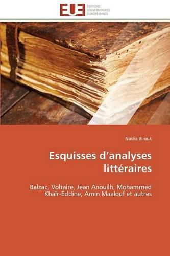 Cover image for Esquisses D Analyses Litt raires