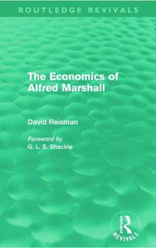 Cover image for The Economics of Alfred Marshall