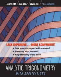 Cover image for Analytic Trigonometry with Applications