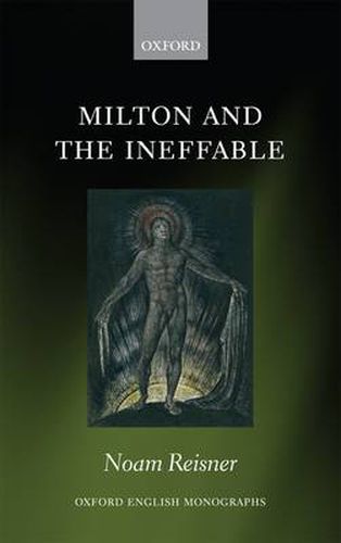 Cover image for Milton and the Ineffable