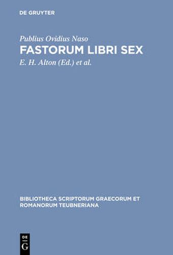 Cover image for Fastorum Libri Sex Pb