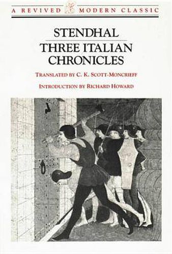 Cover image for Three Italian Chronicles: Stories