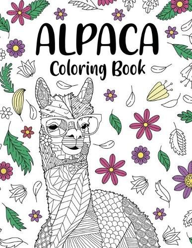 Cover image for Alpaca Coloring Book