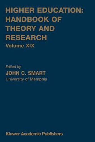 Cover image for Higher Education: Handbook of Theory and Research: Volume XIX