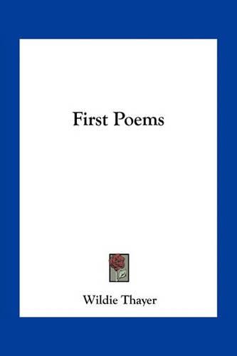 Cover image for First Poems