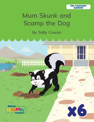 Cover image for Mum Skunk and Scamp the Dog x 6 (Consonant Blending)