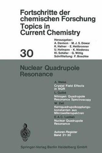 Cover image for Nuclear Quadrupole Resonance