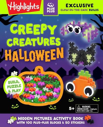 Cover image for Creepy Creatures Halloween: Build, Puzzle & Play