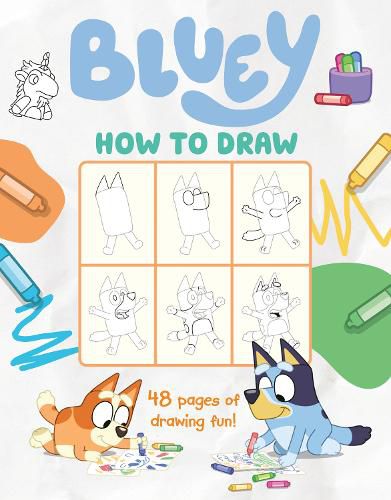 Cover image for Bluey: How to Draw