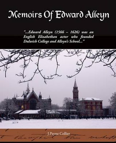 Cover image for Memoirs Of Edward Alleyn