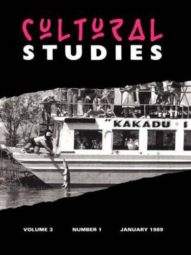 Cover image for Cultural Studies: Volume 3, Issue 1