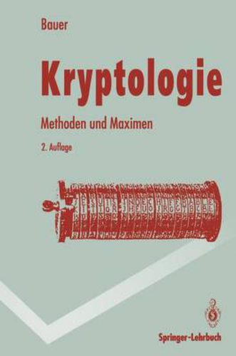 Cover image for Kryptologie: Methoden und Maximen