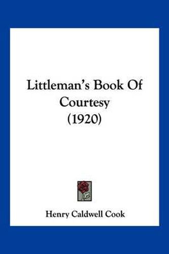 Cover image for Littleman's Book of Courtesy (1920)