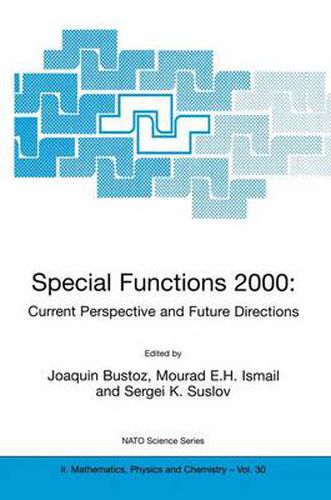 Cover image for Special Functions 2000: Current Perspective and Future Directions