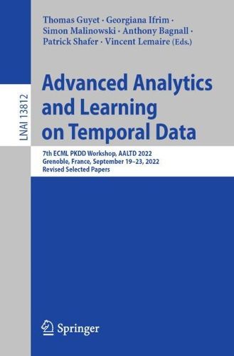 Cover image for Advanced Analytics and Learning on Temporal Data
