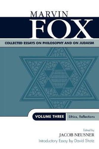 Cover image for Collected Essays on Philosophy and on Judaism: Ethics, Reflections