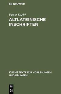 Cover image for Altlateinische Inschriften