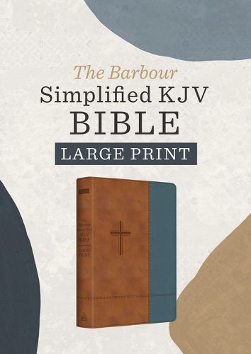 Cover image for The Barbour Simplified Kjv--Large Print [Rust & Stone Cross]
