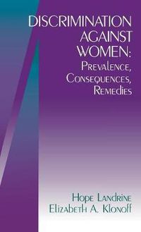 Cover image for Discrimination Against Women: Prevalence, Consequences, Remedies