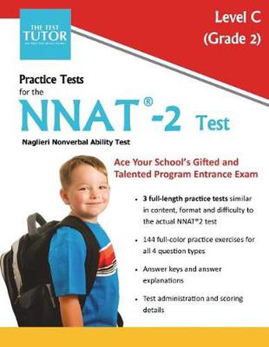 Cover image for Practice Tests for the NNAT 2 Test - Level C: Grade 2