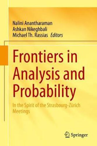 Cover image for Frontiers in Analysis and Probability: In the Spirit of the Strasbourg-Zurich Meetings