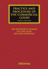 Cover image for The Practice and Procedure of the Commercial Court