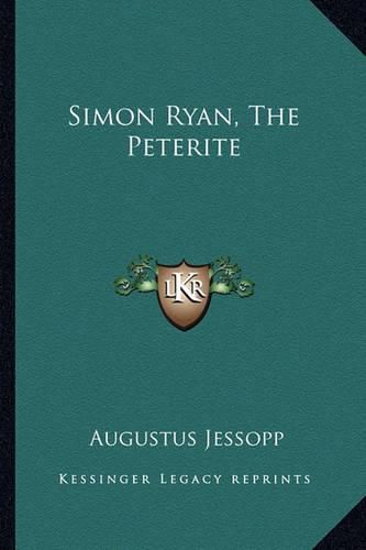 Simon Ryan, the Peterite