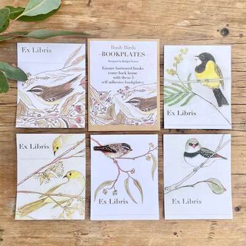 Cover image for Bookplates - Bush Birds - Set of 5