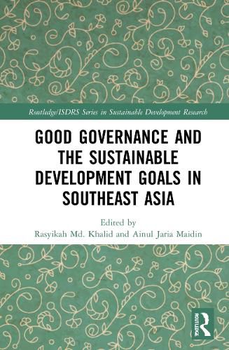 Cover image for Good Governance and the Sustainable Development Goals in Southeast Asia