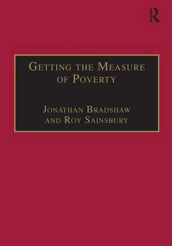 Cover image for Getting the Measure of Poverty: The Early Legacy of Seebohm Rowntree