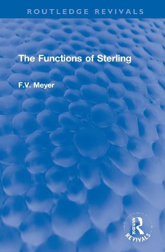 Cover image for The Functions of Sterling