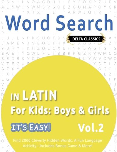 Cover image for Word Search in Latin for Kids