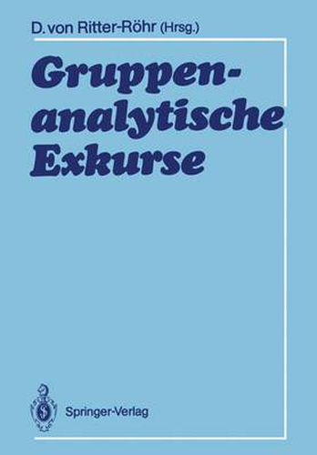 Cover image for Gruppenanalytische Exkurse