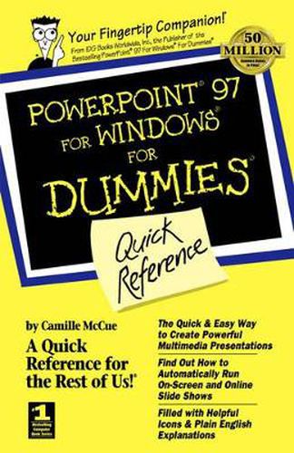 Cover image for PowerPoint 97 for Windows for Dummies Quick Reference