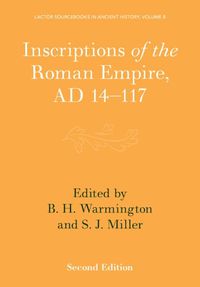 Cover image for Inscriptions of the Roman Empire, AD 14-117