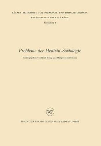 Probleme Der Medizin-Soziologie