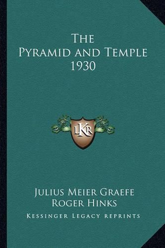 Cover image for The Pyramid and Temple 1930