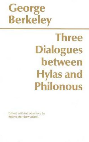 Cover image for Three Dialogues Between Hylas and Philonous