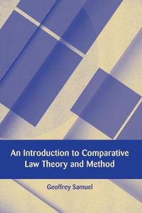 Cover image for An Introduction to Comparative Law Theory and Method