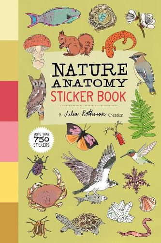 Nature Anatomy Sticker Book: A Julia Rothman Creation; More Than 750 Stickers